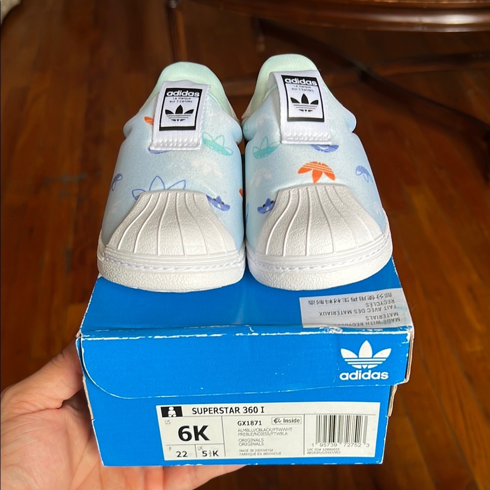 Adidas Superstar 360 I Kids Shoes - Blue and White